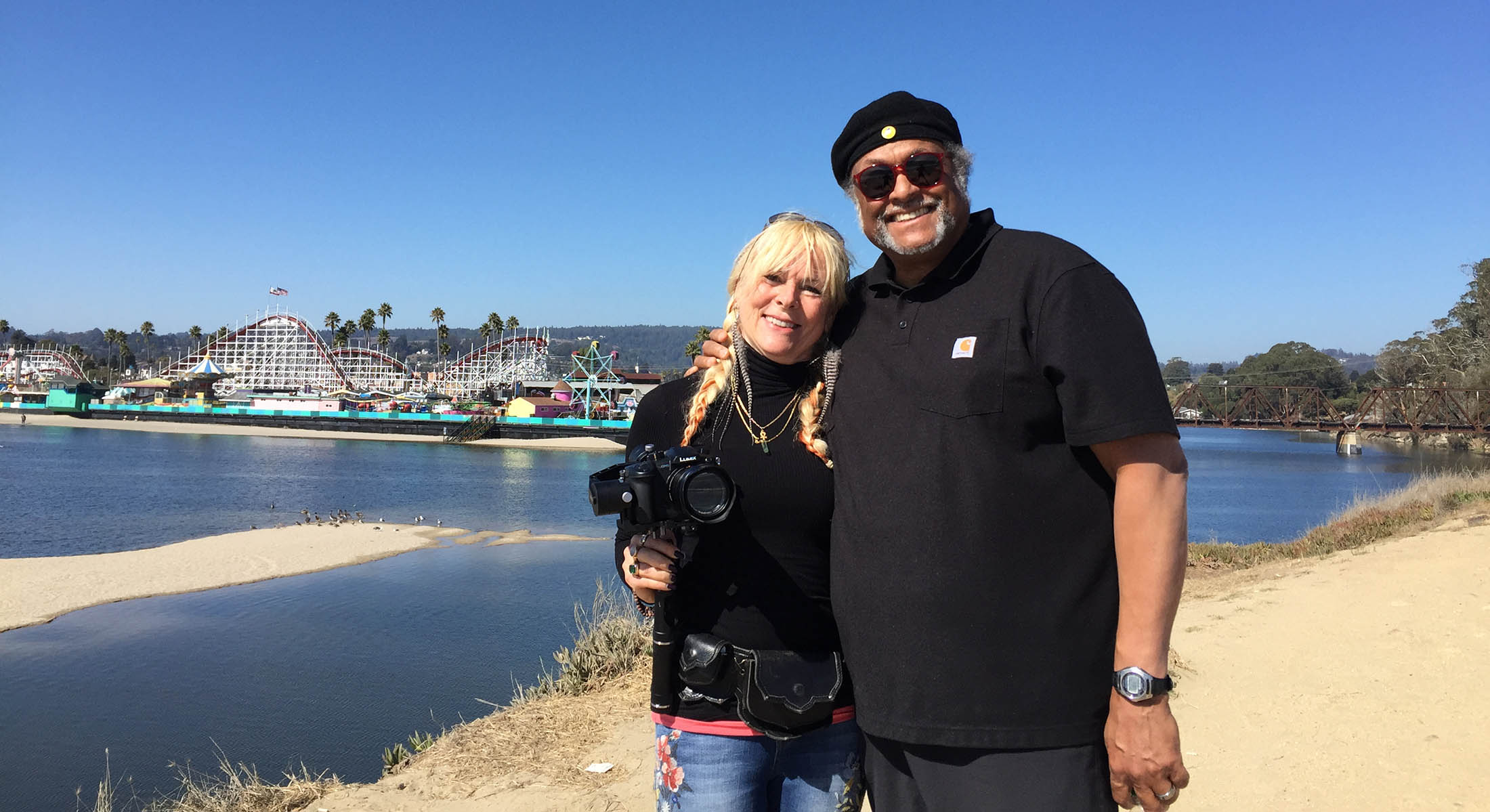 Michèle Benson Cinematographer Director withTiran Porter of the Doobie Brothers All Access Film narrator
